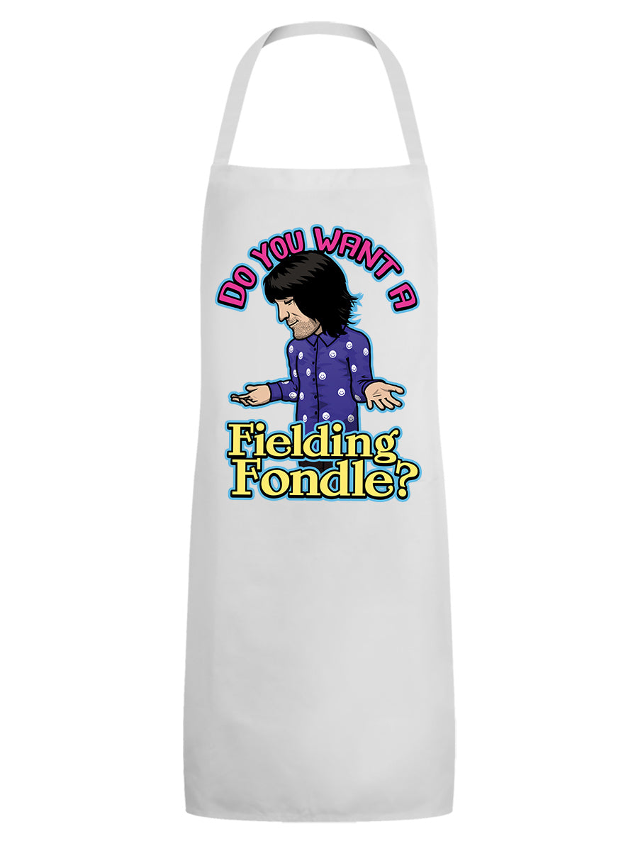 Do You Want A Fielding Fondle? White Apron