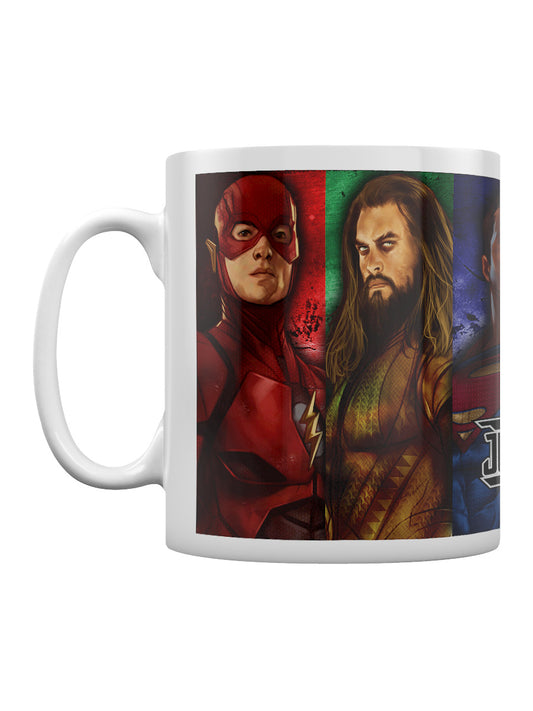 Justice League Hero Stripes Mug