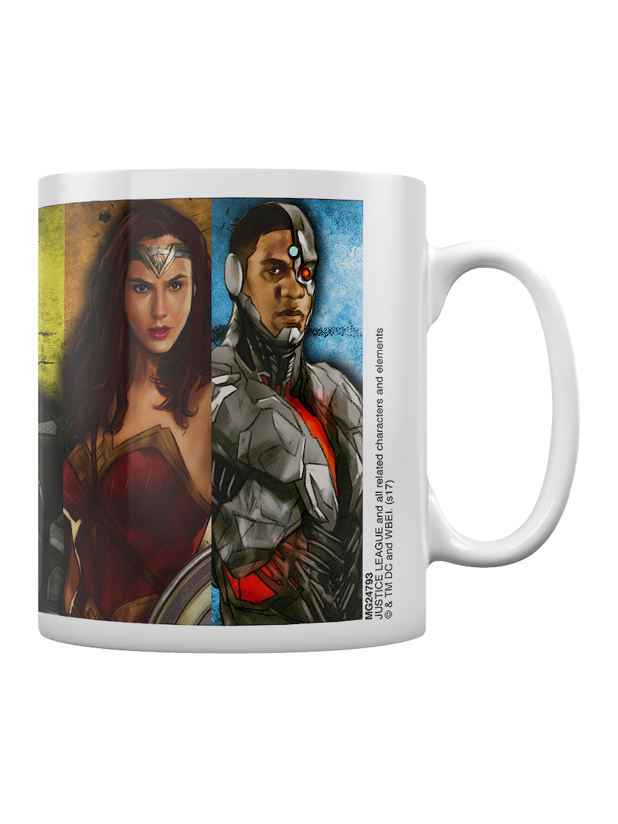 Justice League Hero Stripes Mug