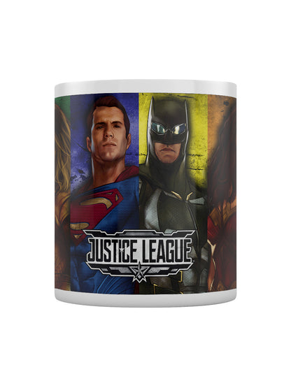 Justice League Hero Stripes Mug