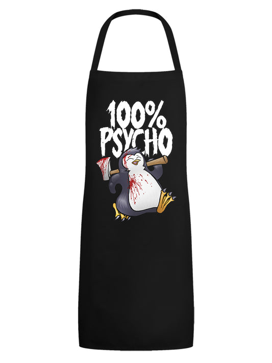 Psycho Penguin 100% Psycho Black Apron