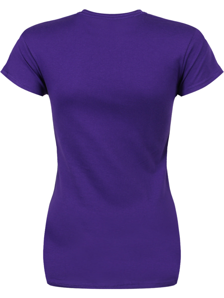 Freddie Purrcury Ladies Purple T-Shirt
