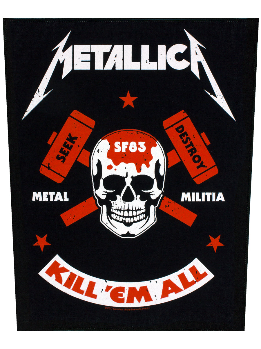 Metallica Metal Militia Backpatch
