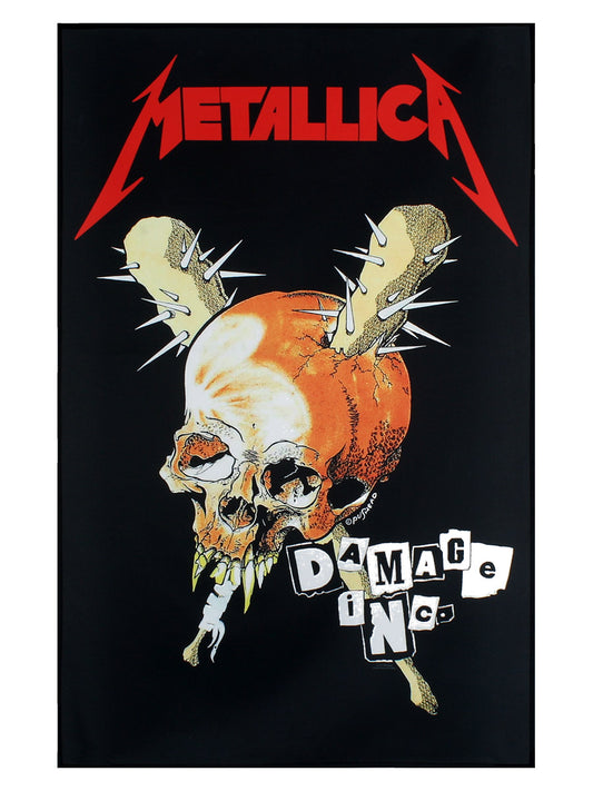 Metallica Damage Inc. Textile Flag