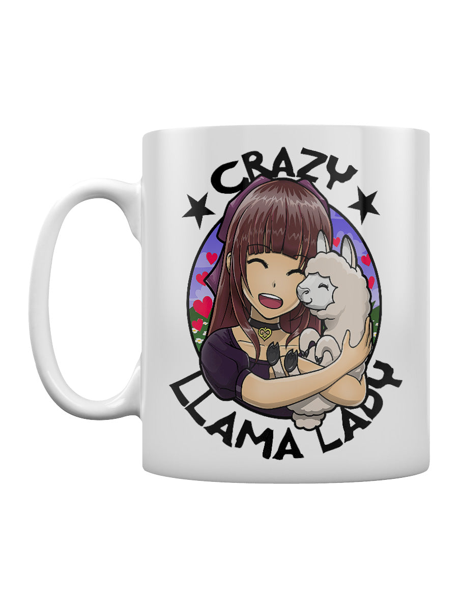 Crazy Llama Lady Mug