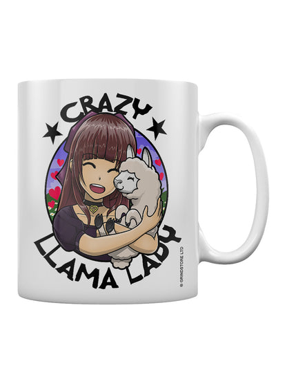 Crazy Llama Lady Mug