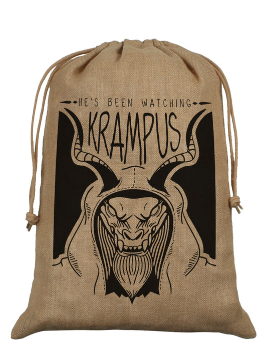 Krampus Anti Christmas Hessian Santa Sack