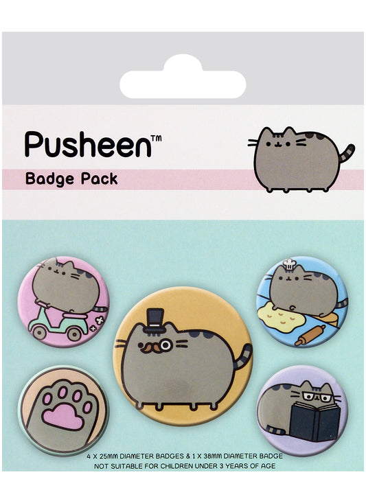 Pusheen Fancy Badge Pack