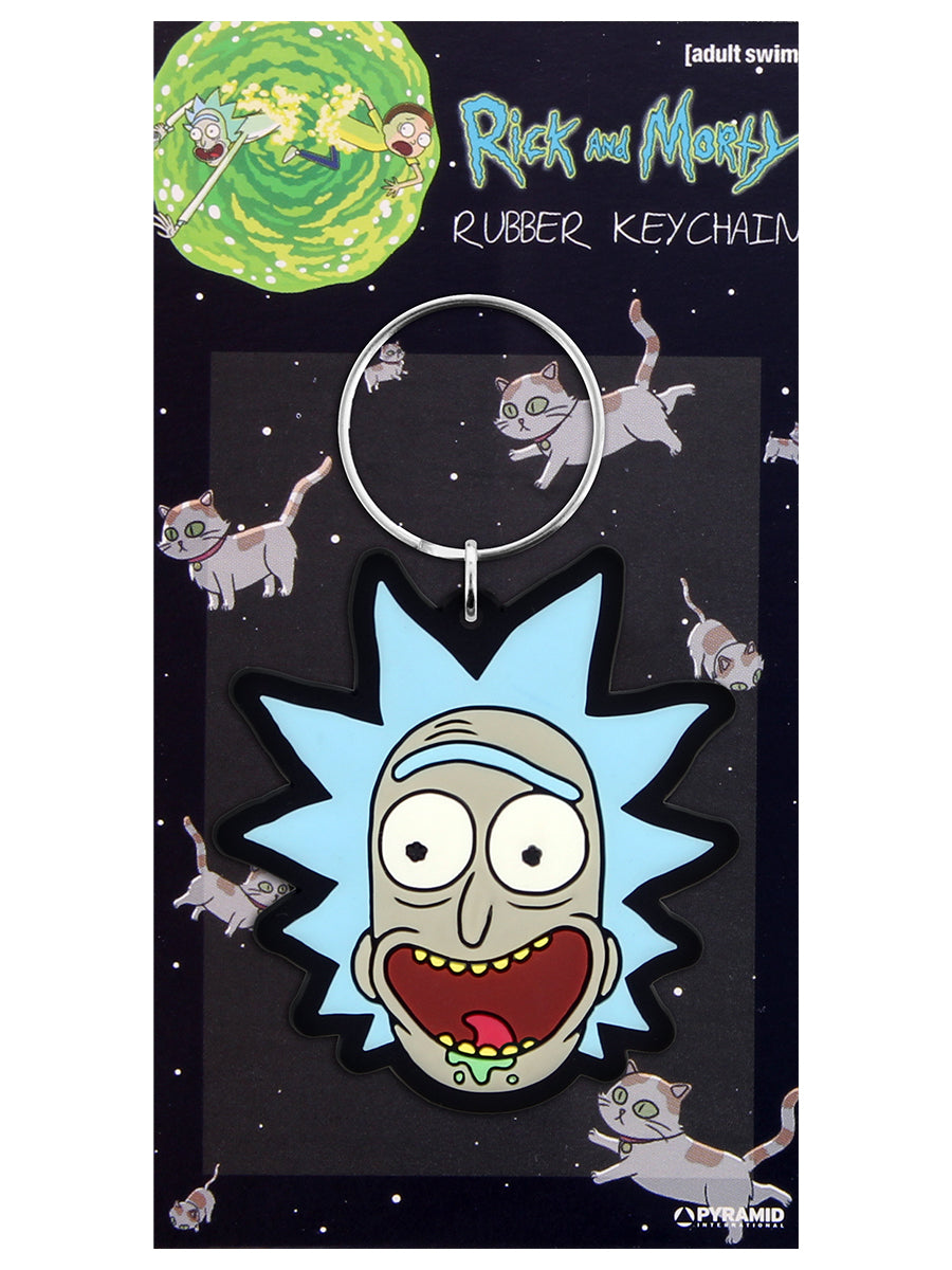 Rick and Morty (Rick Crazy Smile) Keyring