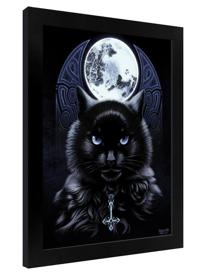 Requiem Collective The Bewitching Hour Black Wooden Framed Print