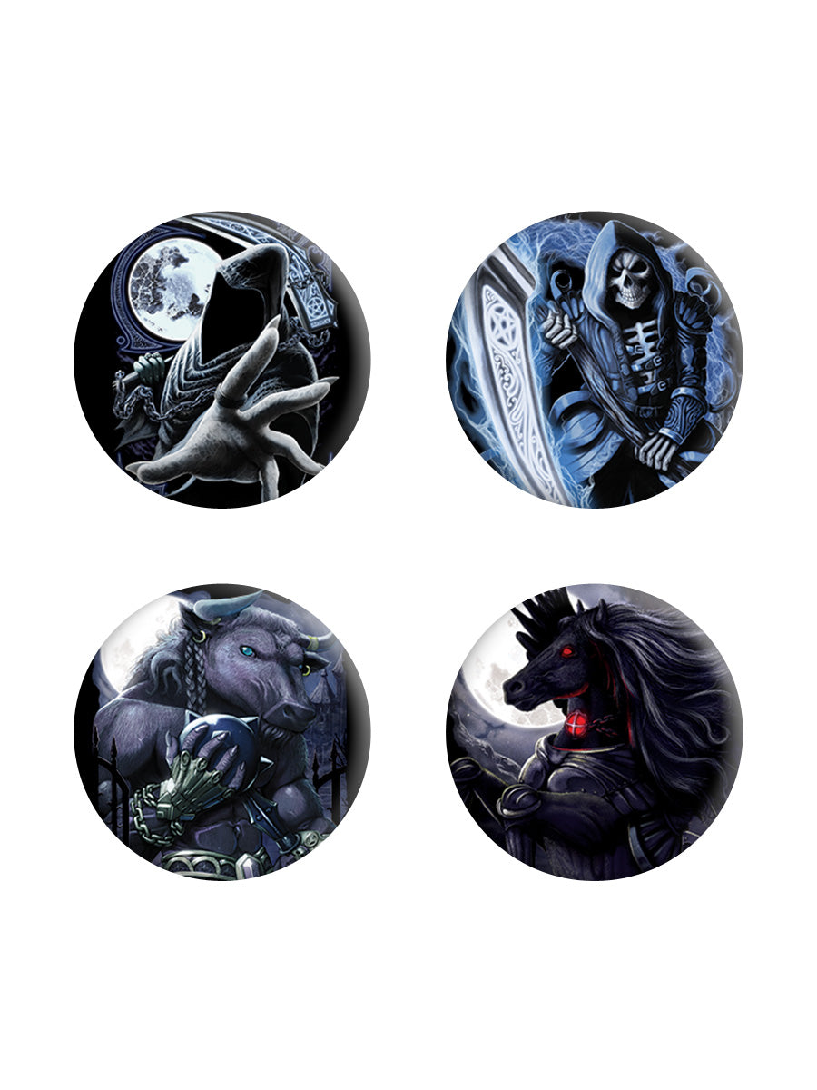 Requiem Collective Enslaved Reaper Badge Pack