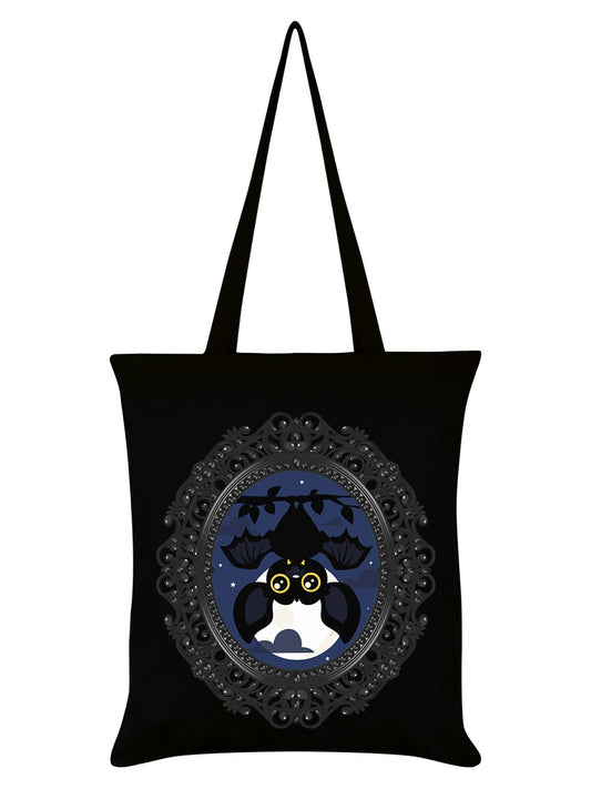 Vampire Bat Black Tote Bag