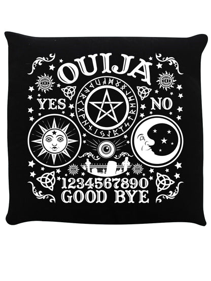 Ouija Board Black Cushion
