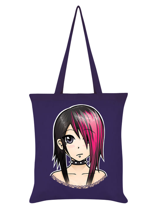 Tokyo Spirit Yukiko Purple Tote Bag