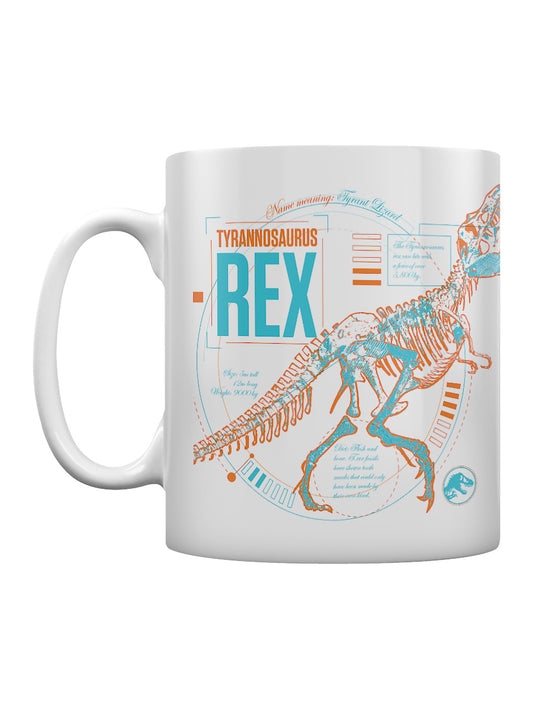 Jurassic World Fallen Kingdom T Rex Stats Mug