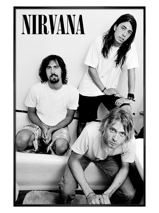 Nirvana Bathroom Poster