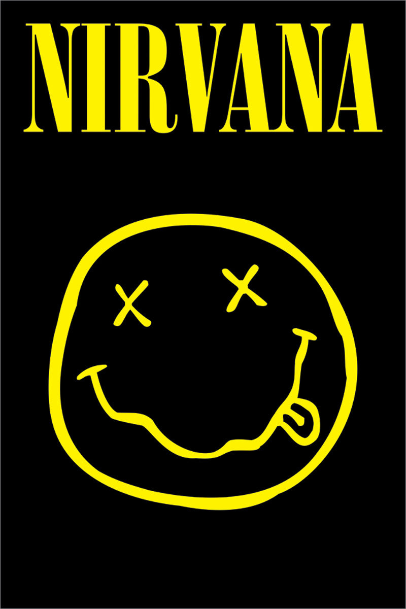 Nirvana Happy Face Poster
