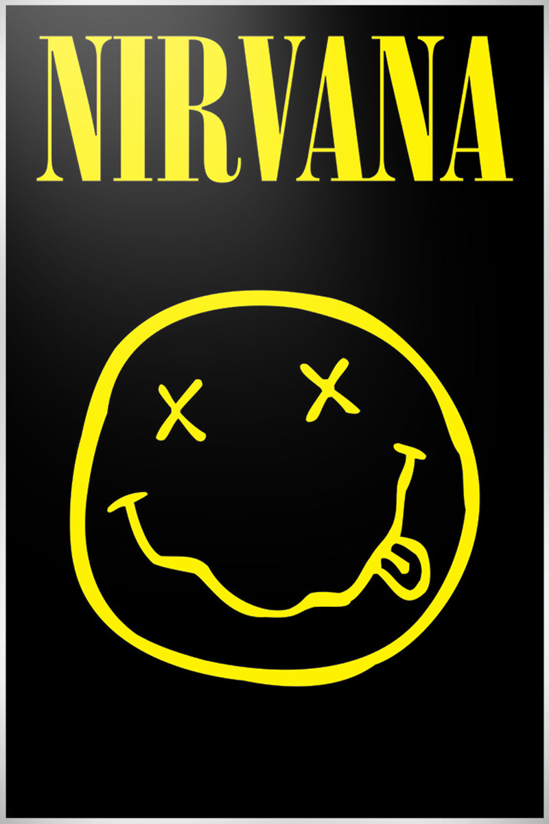 Nirvana Happy Face Poster