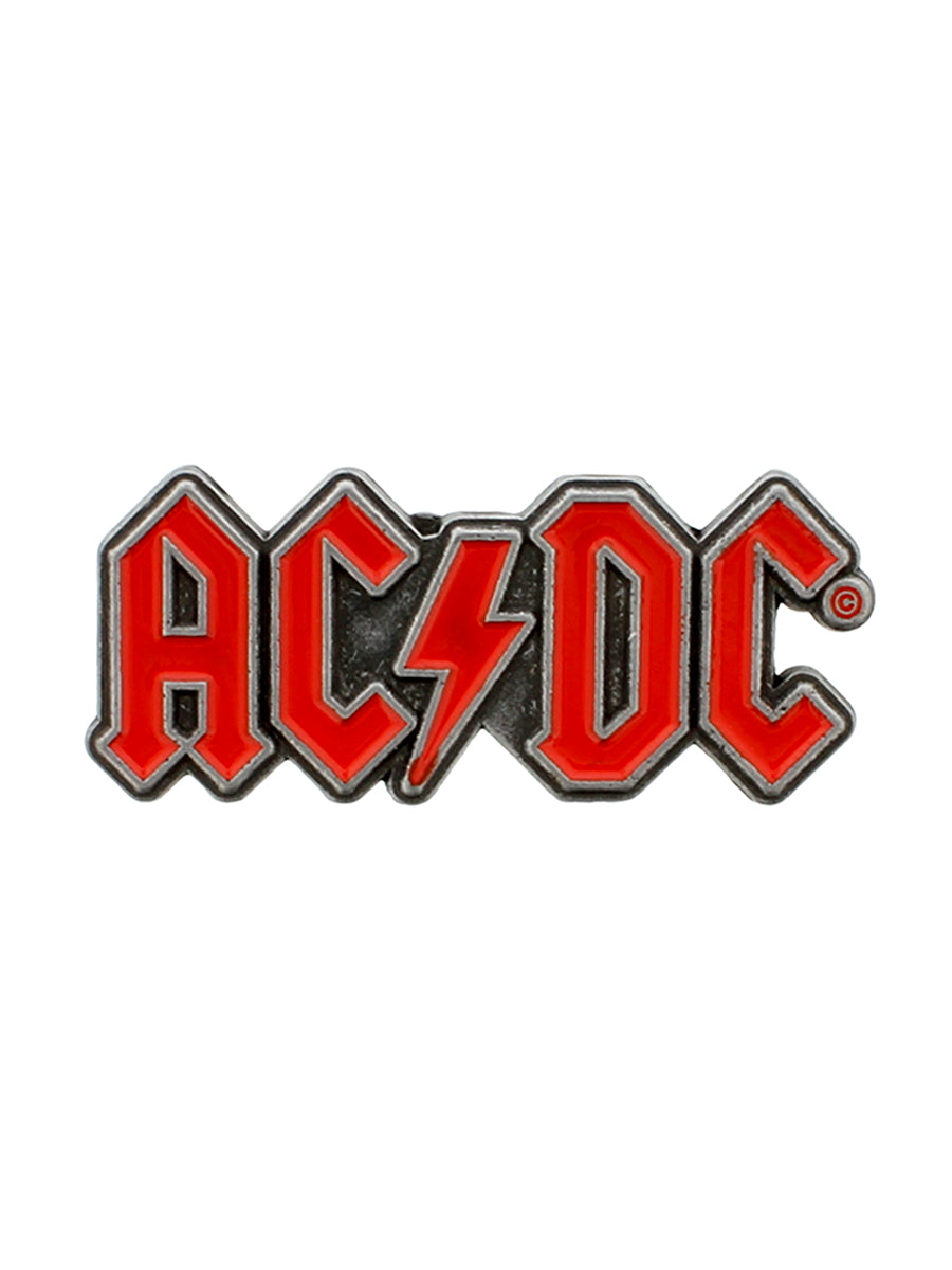 AC/DC Red Logo Enamel Pin Badge