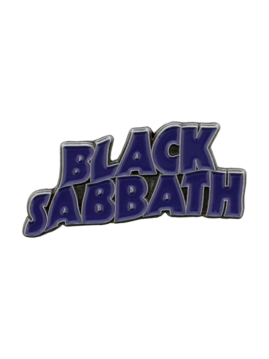 Black Sabbath Purple Logo Enamel Pin Badge