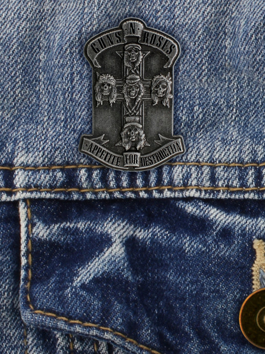 Guns N Roses Appetite For Destruction Enamel Pin Badge