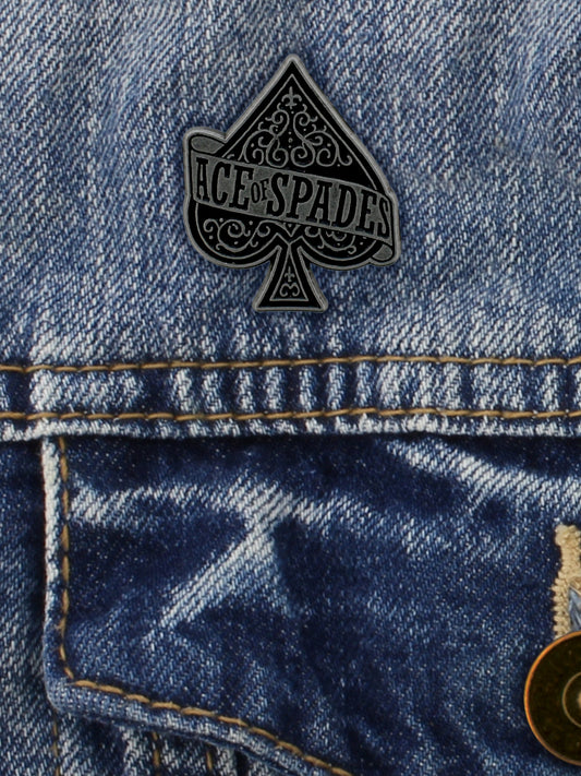 Motorhead Ace Of Spades Enamel Pin Badge