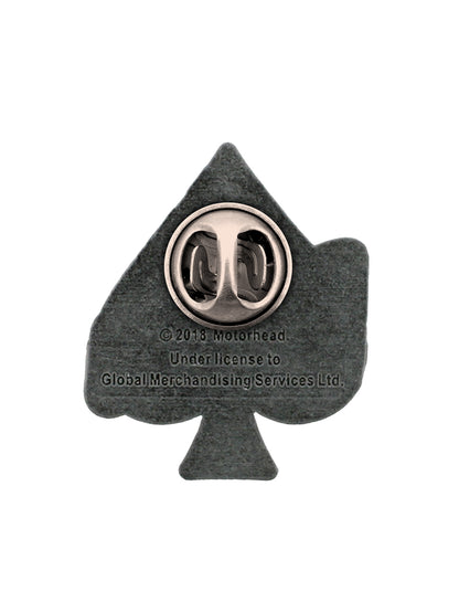 Motorhead Ace Of Spades Enamel Pin Badge