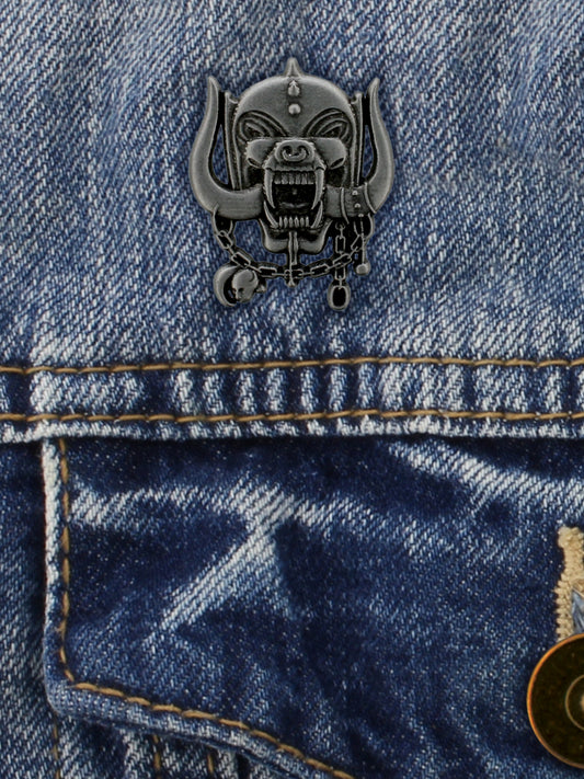 Motorhead Metal Warpig Enamel Pin Badge