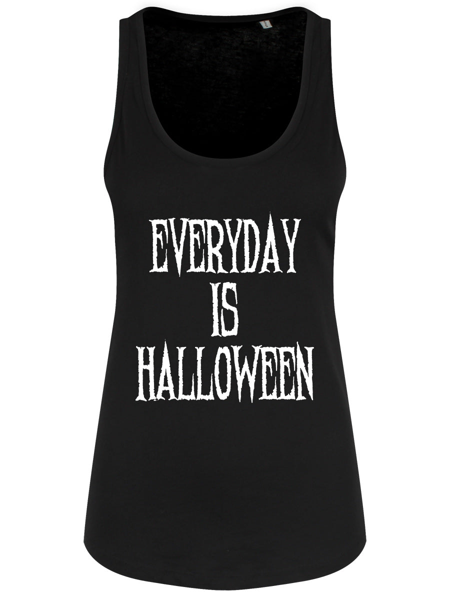 Everyday Is Halloween Ladies Black Floaty Tank