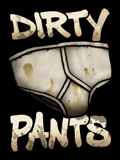 Dirty Pants Black Laundry Bag