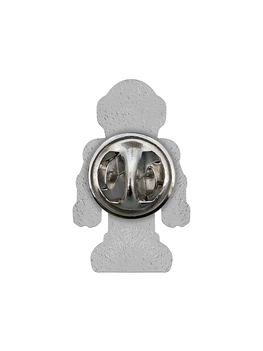 Happy Robot Enamel Pin Badge