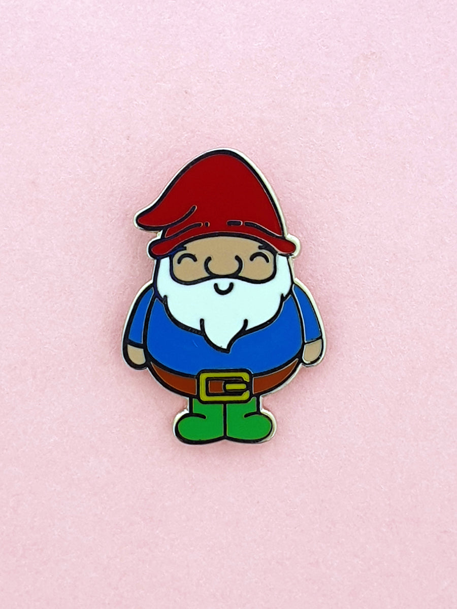 Chubby Gnome Enamel Pin Badge