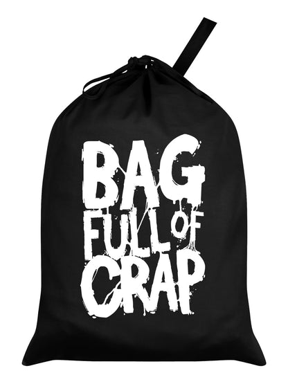 Bag Full Of Crap Black Laundry Bag