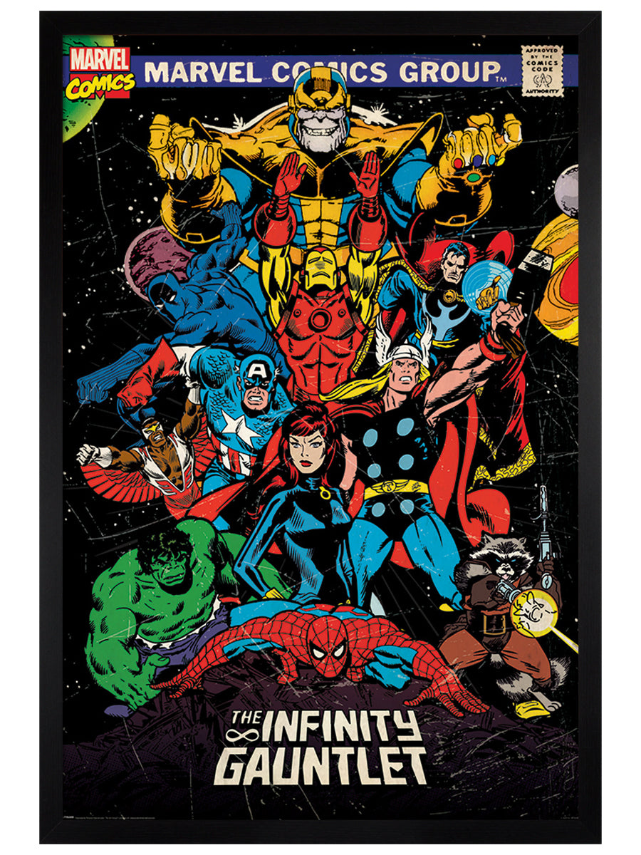 Marvel Retro The Infinity Gauntlet Maxi Poster