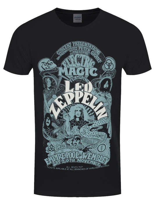 Led Zeppelin - Electric Magic Men's Black T-Shirt