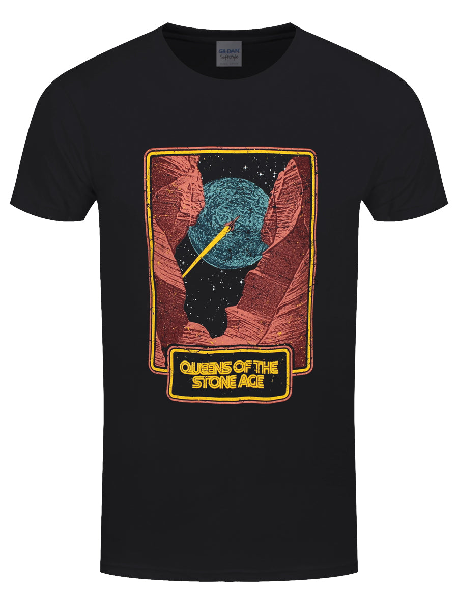 Queens Of The Stone Age Canyon Men's Black T-Shirt