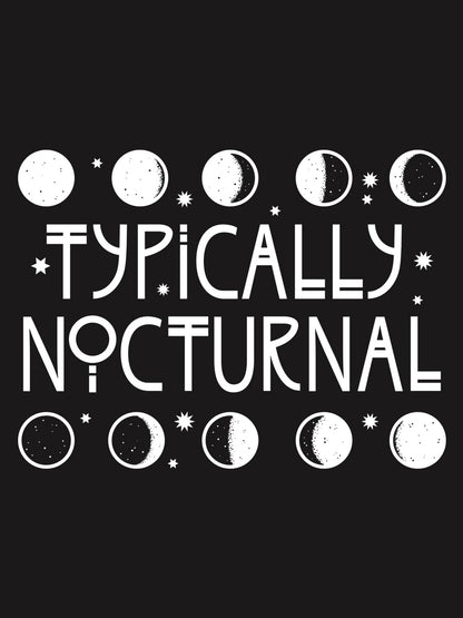 Typically Nocturnal Ladies Black Floaty Tank