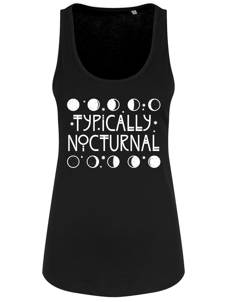 Typically Nocturnal Ladies Black Floaty Tank