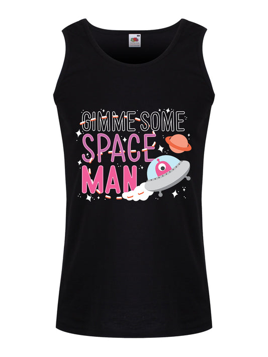 Gimme Some Space Man Men's Black Vest