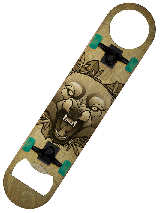 Wolf Tattoo 'Skateboard' Bar Blade Bottle Opener