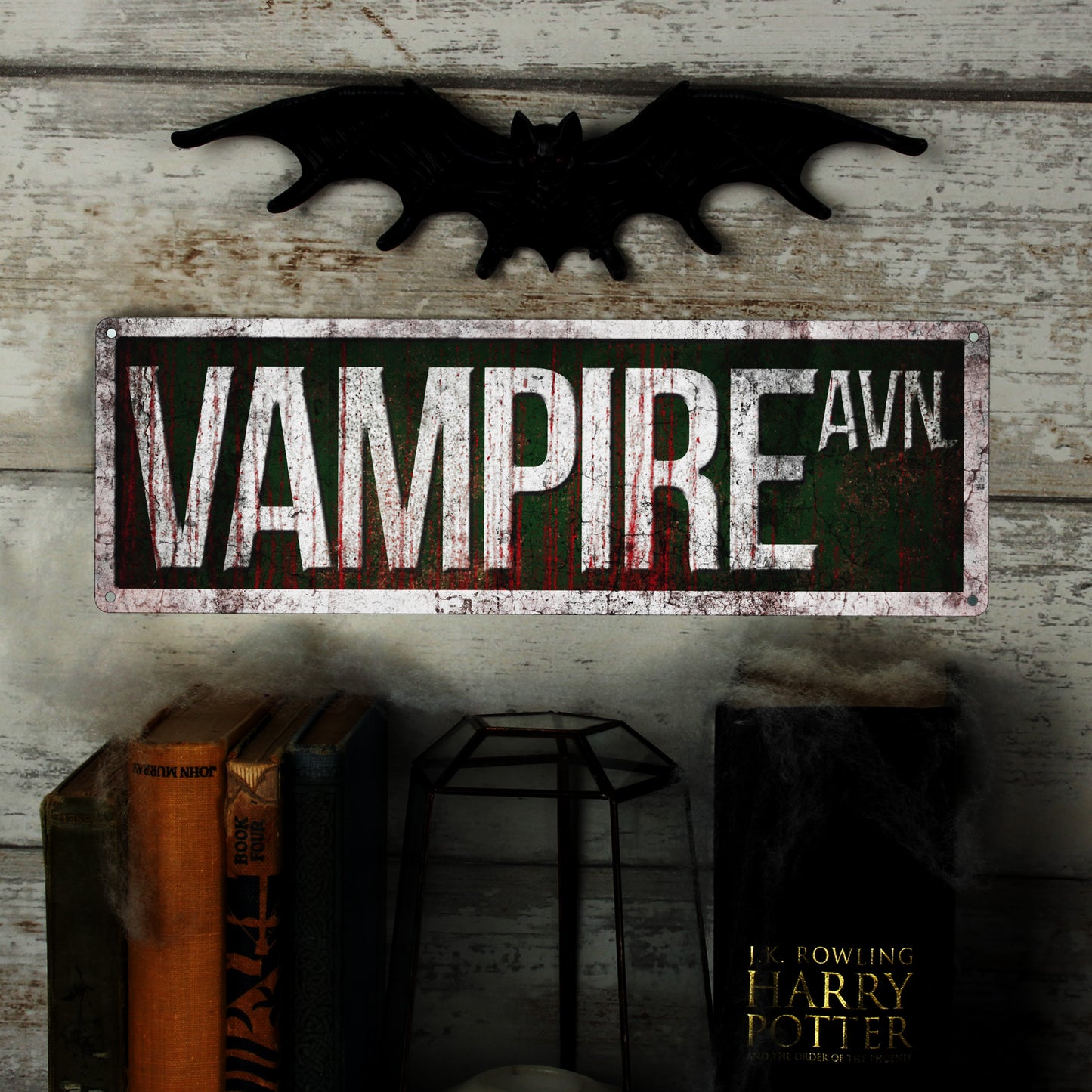 Vampire Avenue Slim Tin Sign