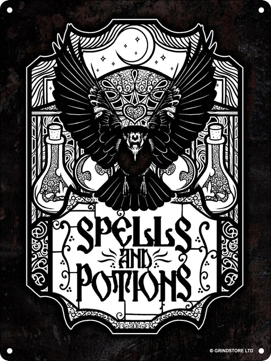 Spells & Potions Mini Tin Sign