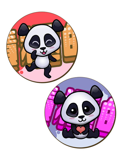 Handa Panda 4 Piece Coaster Set