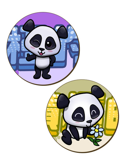 Handa Panda 4 Piece Coaster Set