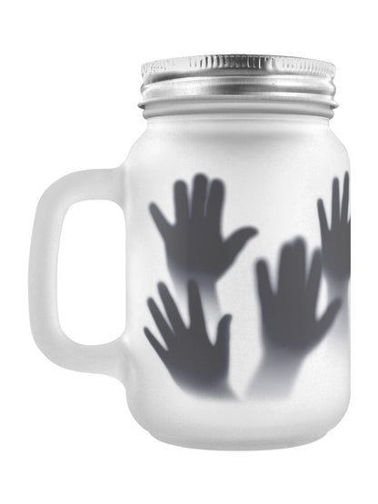 Let Me Out! Frosted Mason Jar Drinking Glass