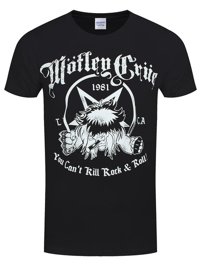 Motley Crue You Can't Kill Rock & Roll Men's Black T-Shirt