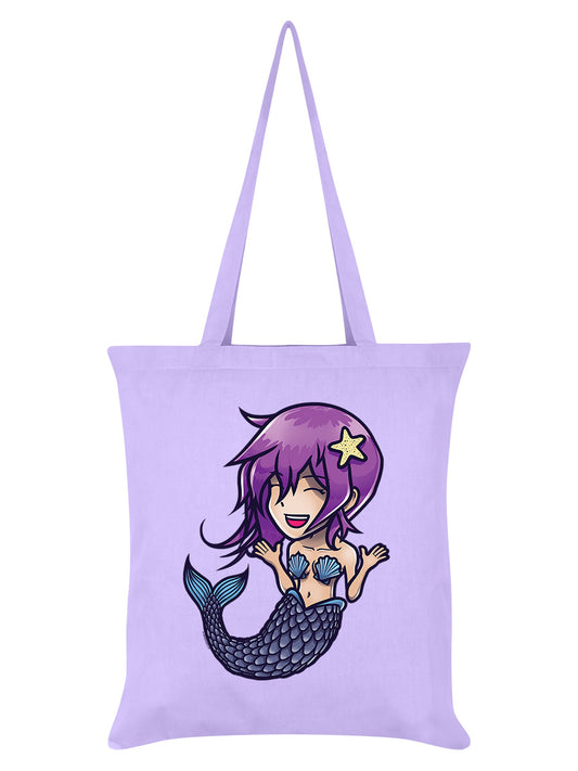 Anime Mermaid Lilac Tote Bag