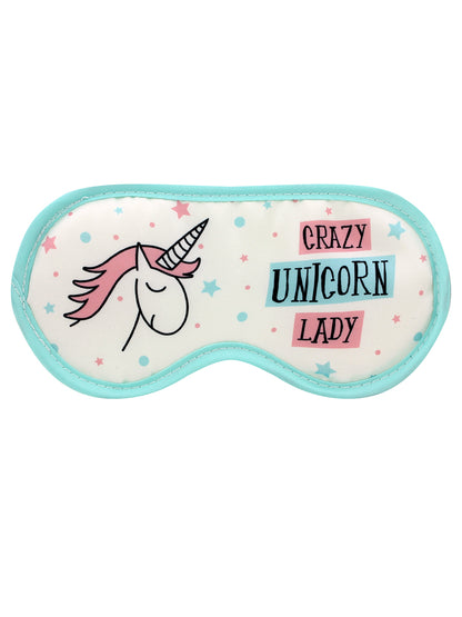 Crazy Unicorn Lady Eye Mask