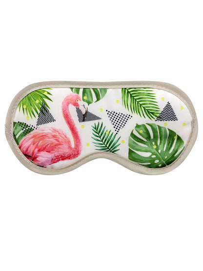 Flamingo Foliage Eye Mask