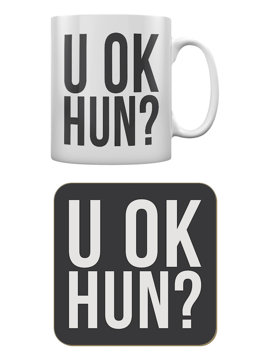 U Ok Hun? Mug & Coaster Set